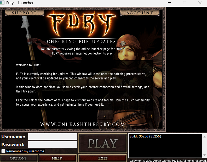What &ldquo;listen&rdquo; gets you. The game is just gone, and the FURY updater is sitting\nthere instead, cheerfully &ldquo;checking for updates&rdquo; against servers that have been\ndead for sixteen years